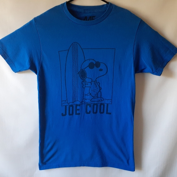 Snoopy Joe cool men's blue short sleeve t-shirt - Picture 5 of 8